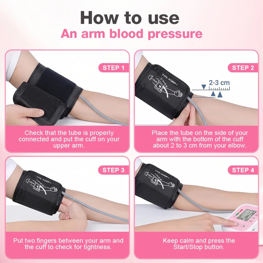 Automatic Digital Blood Pressure Monitor BPM-A7 With Large LCD