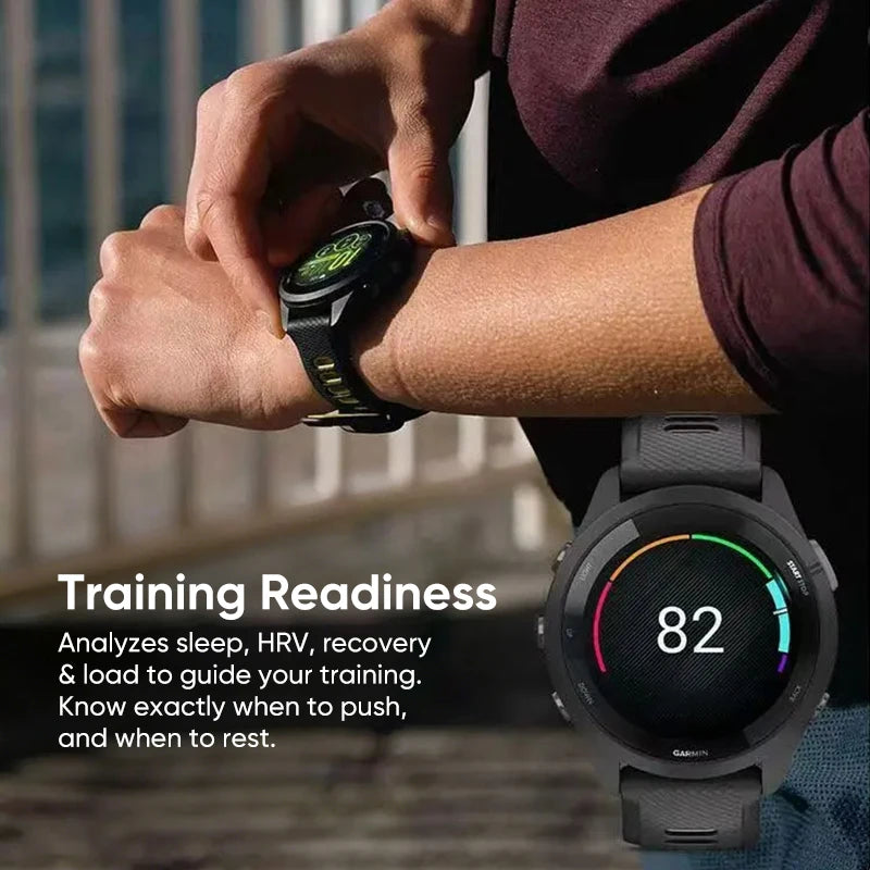 Garmin Forerunner 265 GPS Smartwatch Heart Rate Monitoring AMOLED Display