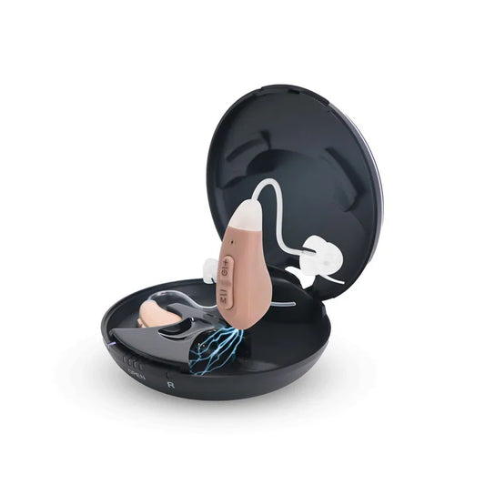 Jinghao Digital Hearing Aids Rechargeable Invisible BTE for Elderly