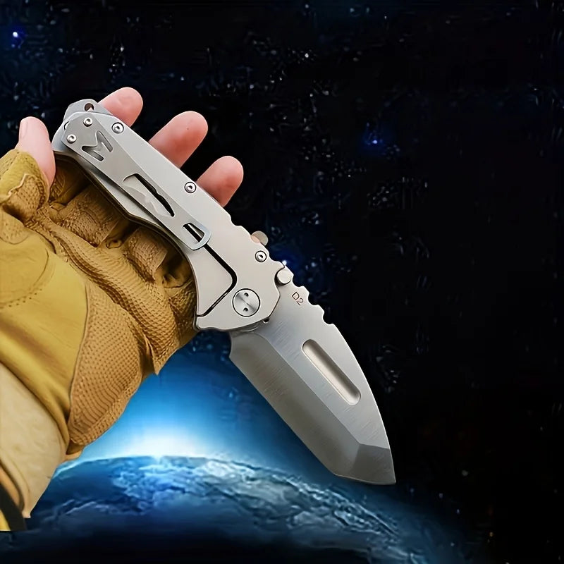 ZM OUTDOORS Folding Tactical Knife With Stainless Steel Blade
