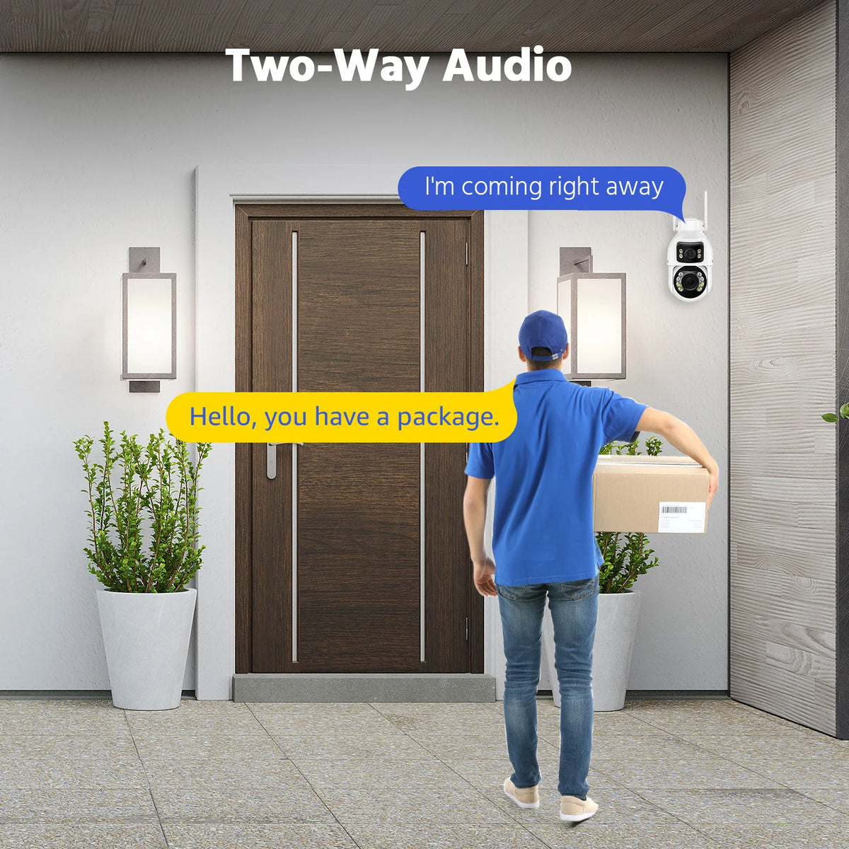 ANNKE Dual Lens PTZ Security Camera With WiFi Optical Zoom