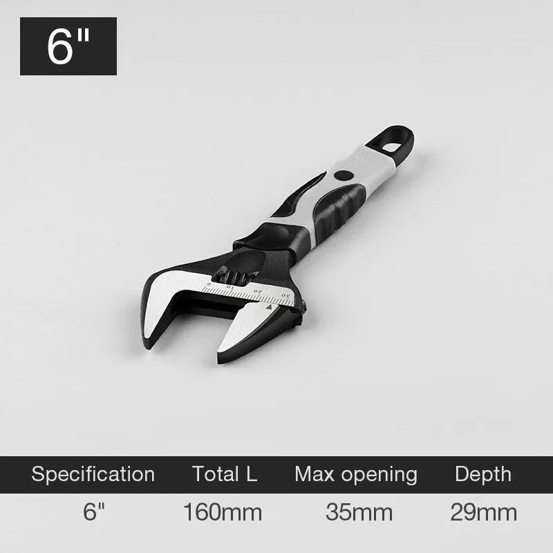 Adjustable Universal Spanner Nut Wrench Multipurpose Chrome Vanadium Tool