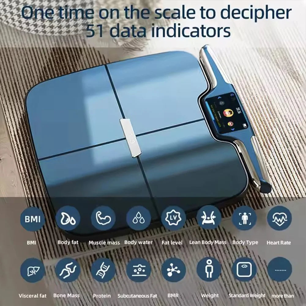 Smart Scale 8 Electrodes Digital Body Monitor TFT Display FSA