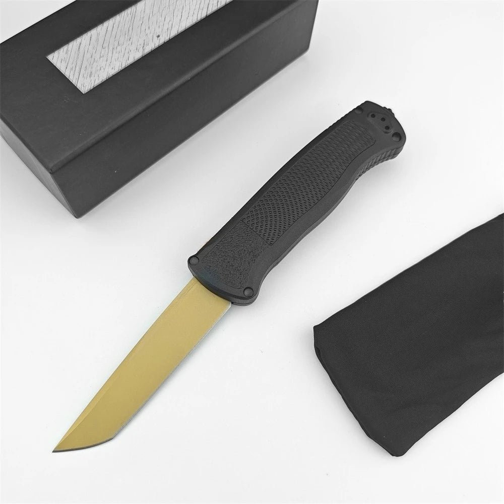 DIY Supplies Folding Knife Tanto Blade D2 Steel Tactical EDC
