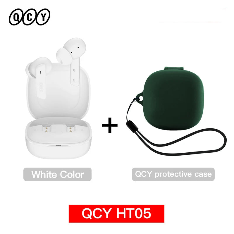 QCY HT05 ANC Wireless Earbuds With 40dB Noise Cancellation
