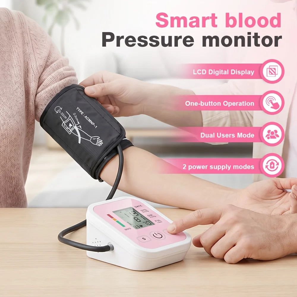 Automatic Digital Blood Pressure Monitor BPM-A7 With Large LCD