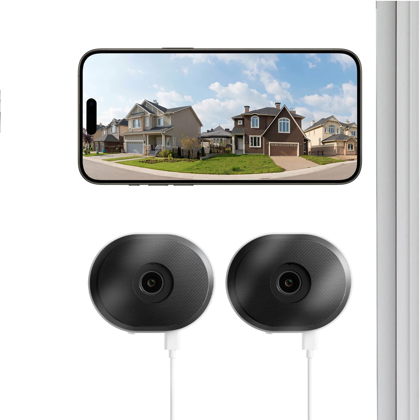 ZOSI 2K Window Security Camera AI Detection Night Vision WiFi