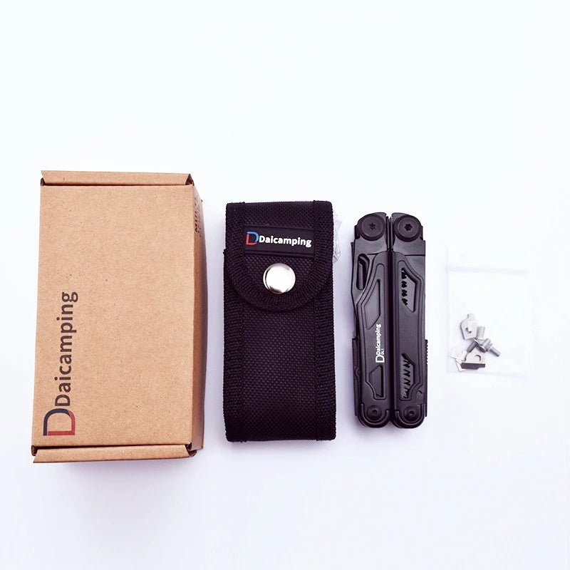 Daicamping DL1B Multitool Folding Knife Clip Pliers Saw Clamp EDC