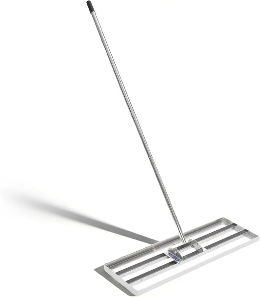 Tacleekii Stainless Steel Lawn Leveling Rake for Garden and Yard