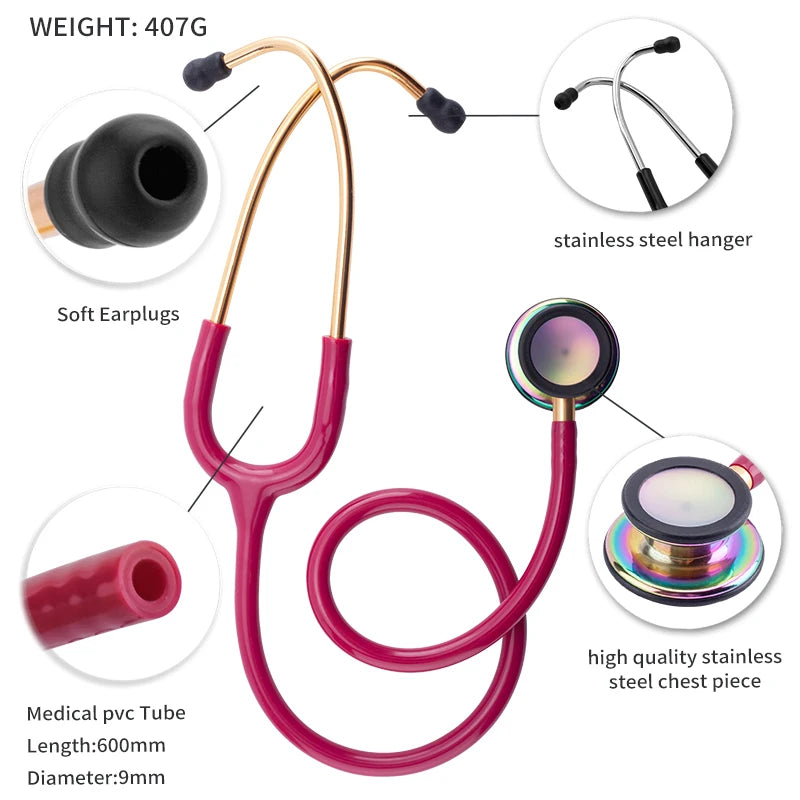XceeFit Professional Medical Stethoscope for Doctors and Students