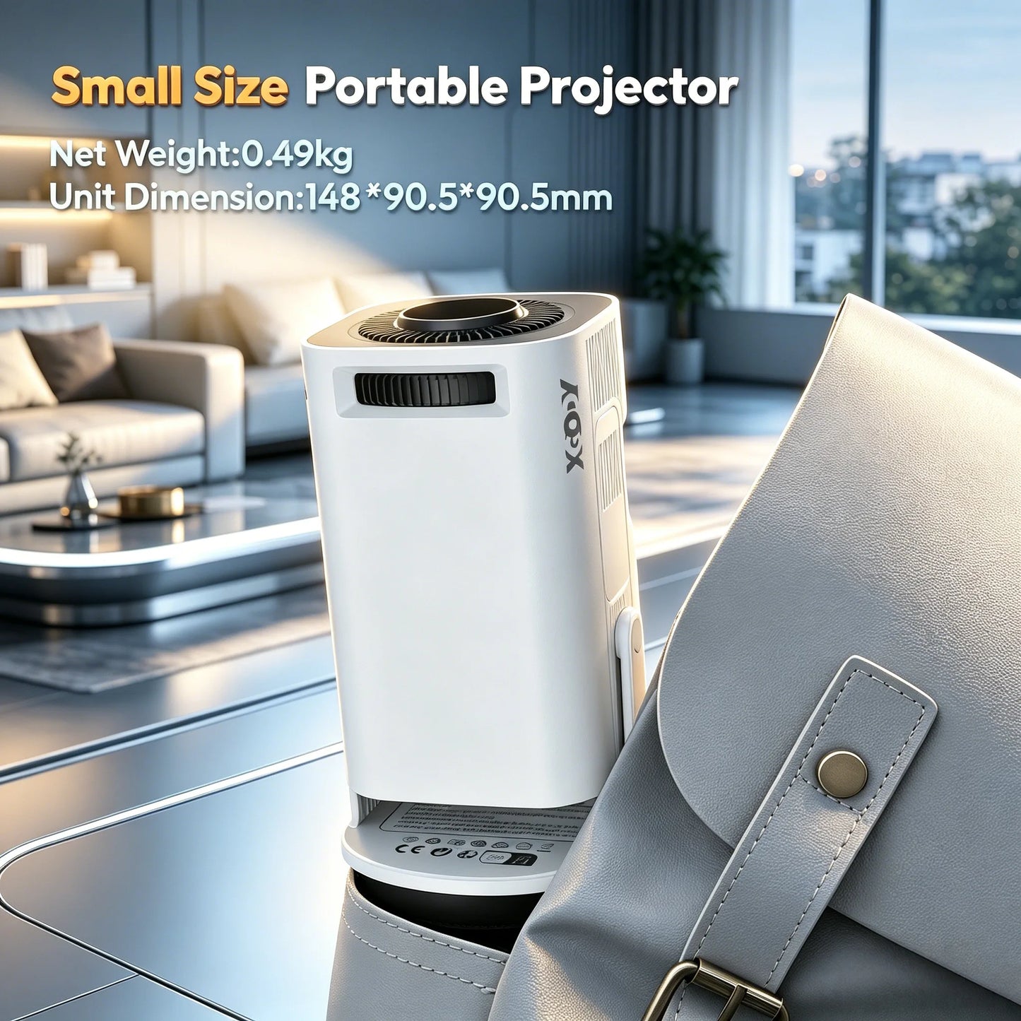 XGODY 4K LED Projector With WiFi 6 Bluetooth 5.0