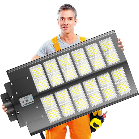 6000W Solar Street Lights With Motion Sensor Waterproof