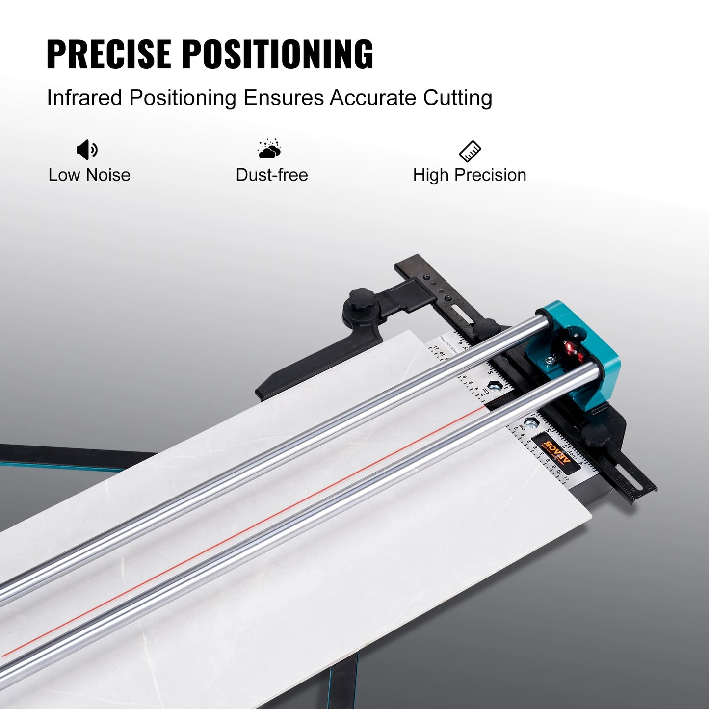 Manual Tile Cutter With Laser Positioning For Porcelain Tiles