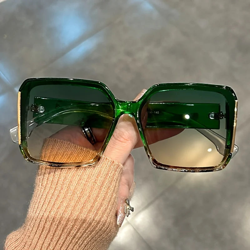 VIGNYBURKE Extra Large Square Fashion Sunglasses For Men And Women
