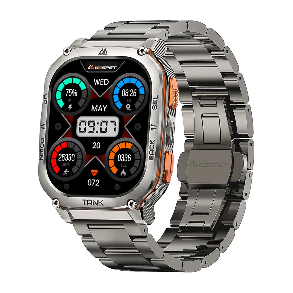 KOSPET Tank M3 Ultra GPS Smartwatch 5ATM Waterproof AMOLED AOD