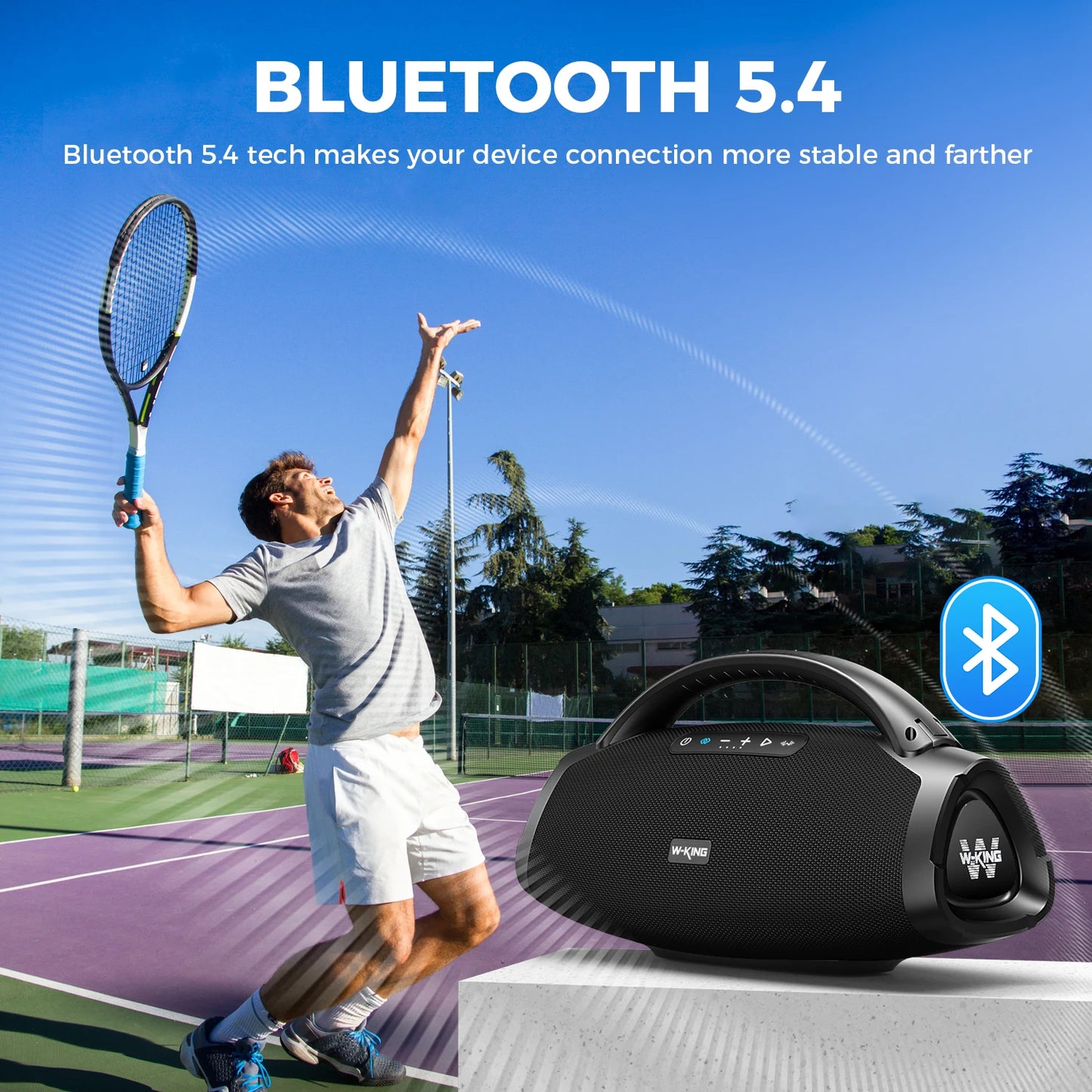 W-King X20 200W RMS Portable Bluetooth Speaker Outdoor