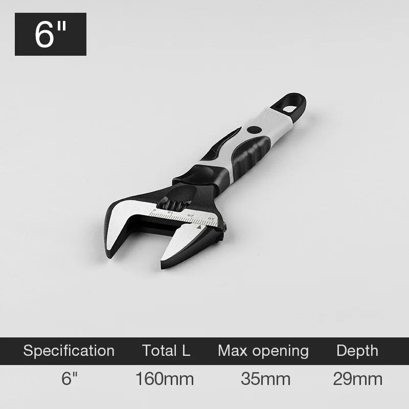 Adjustable Universal Spanner Nut Wrench Multipurpose Chrome Vanadium Tool