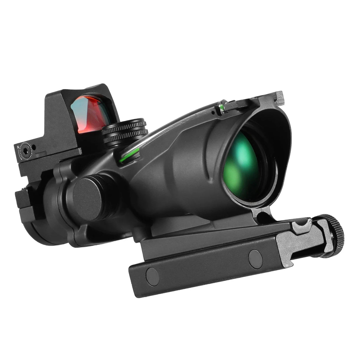 Nabila Adjustable Tactical Rifle Scope With Red Dot For Hunting