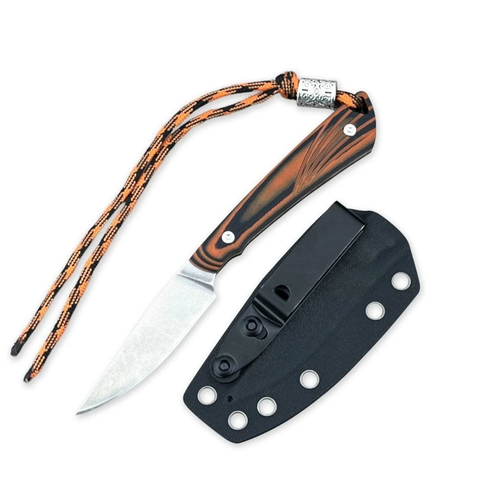 DIY Supplies Outdoor Straight Knife With K Sheath Camping EDC