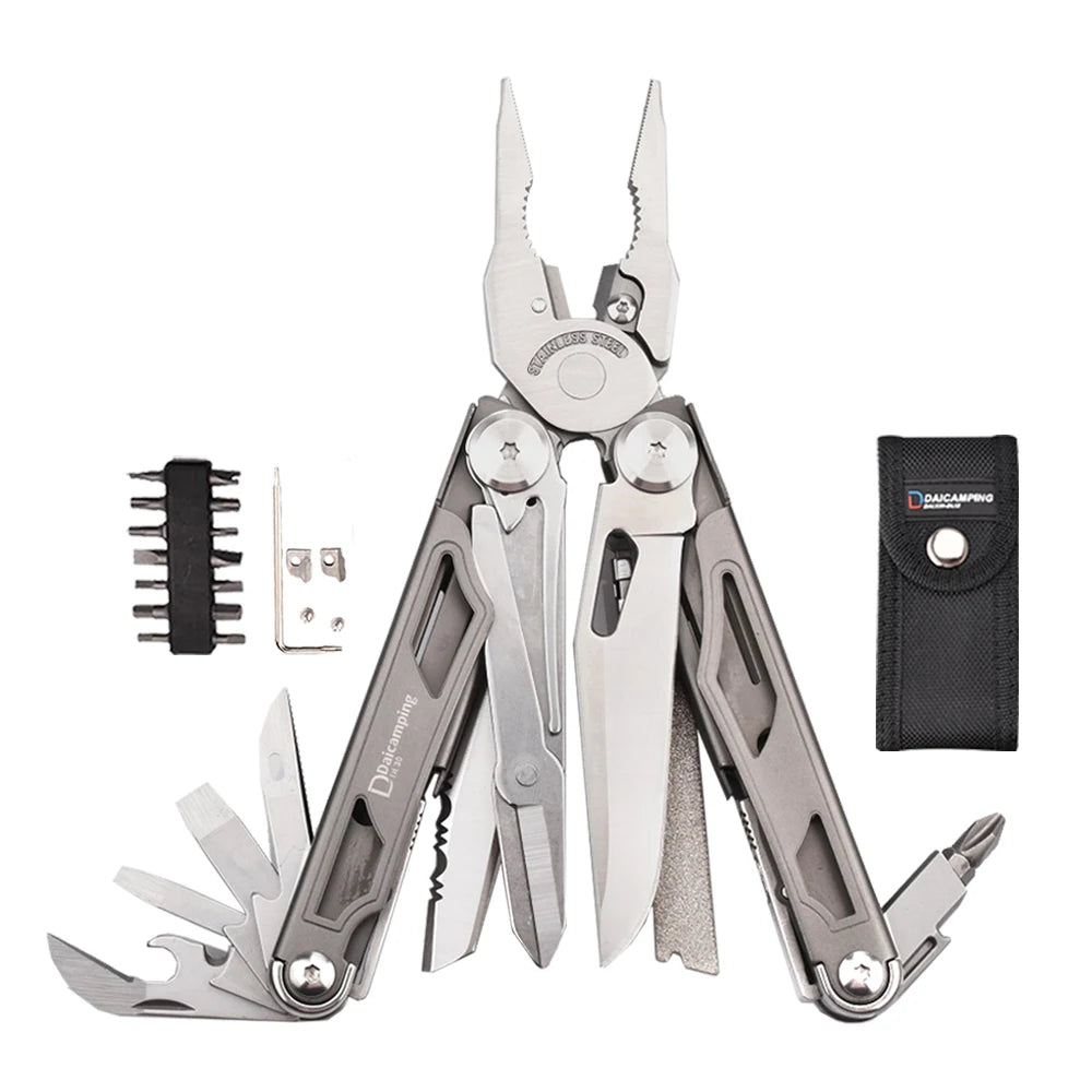 Daicamping DL30 Multifunctional Folding Knife and Multi Tool Plier
