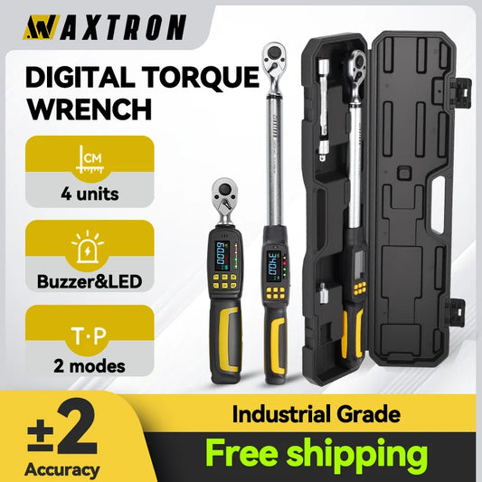 WAXTRON Digital Torque Wrench With 2 Percent Accuracy