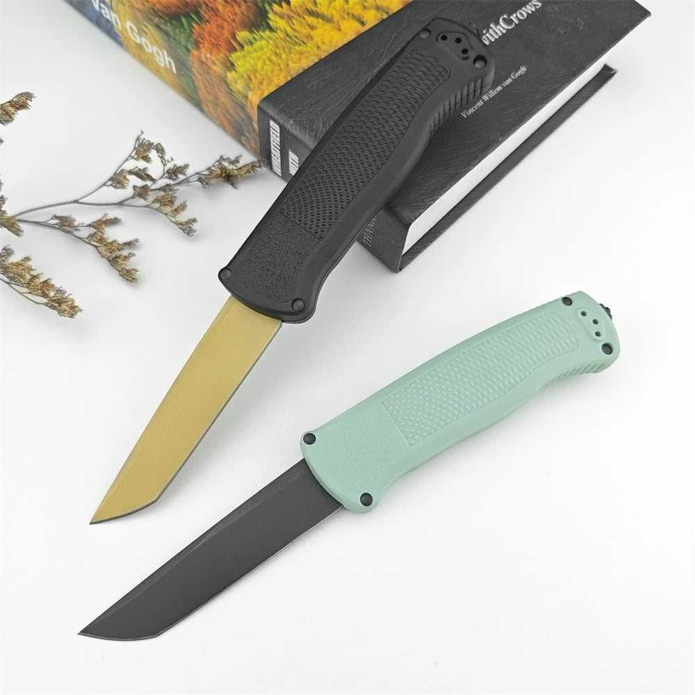 DIY Supplies Folding Knife Tanto Blade D2 Steel Tactical EDC