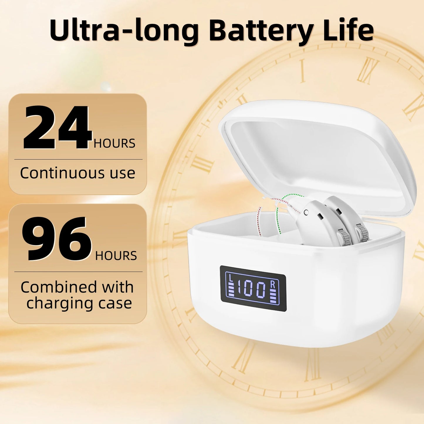 K&FCOPTEE Rechargeable Hearing Aids For Adults With Volume Control