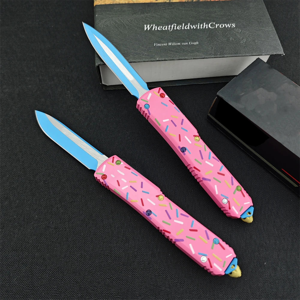 DIY Supplies Outdoor Tactical Folding Knife D2 Blade Pocket Clip