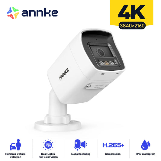 ANNKE Dual Light Varifocal Bullet Network Camera With AI Detection