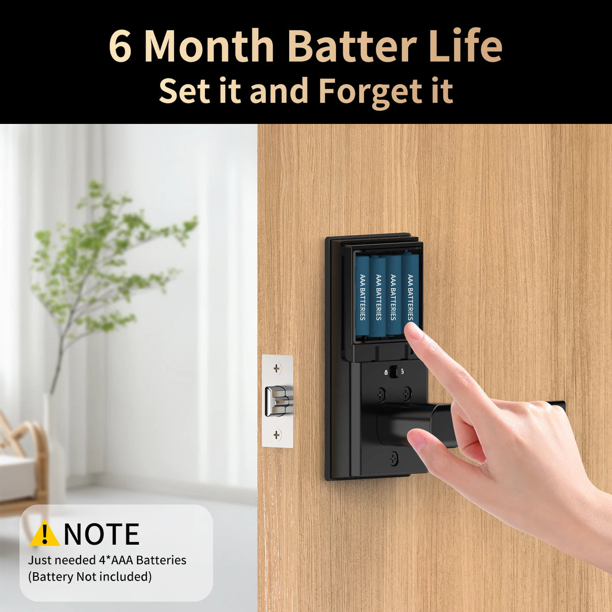 Viladepot Fingerprint Smart Door Lock With App And Keypad Access