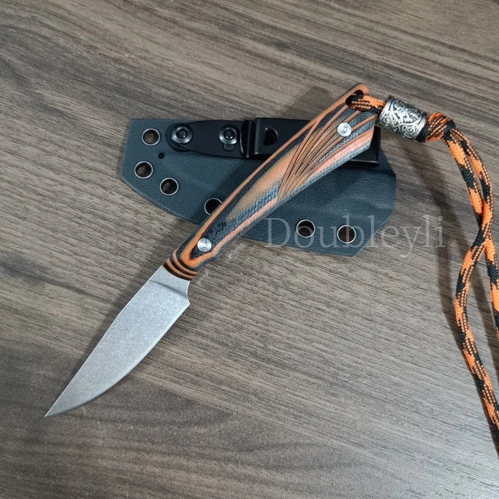 DIY Supplies Outdoor Straight Knife With K Sheath Camping EDC