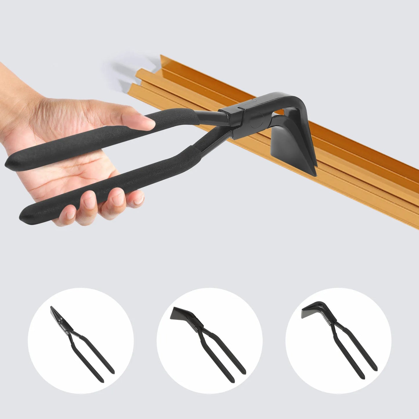 3 Piece Metal Bending Pliers Set For DIY Sheet Metal