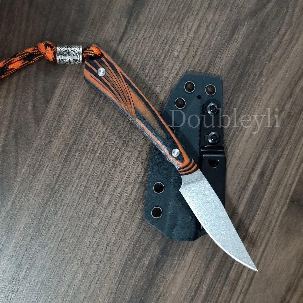 DIY Supplies Outdoor Straight Knife With K Sheath Camping EDC