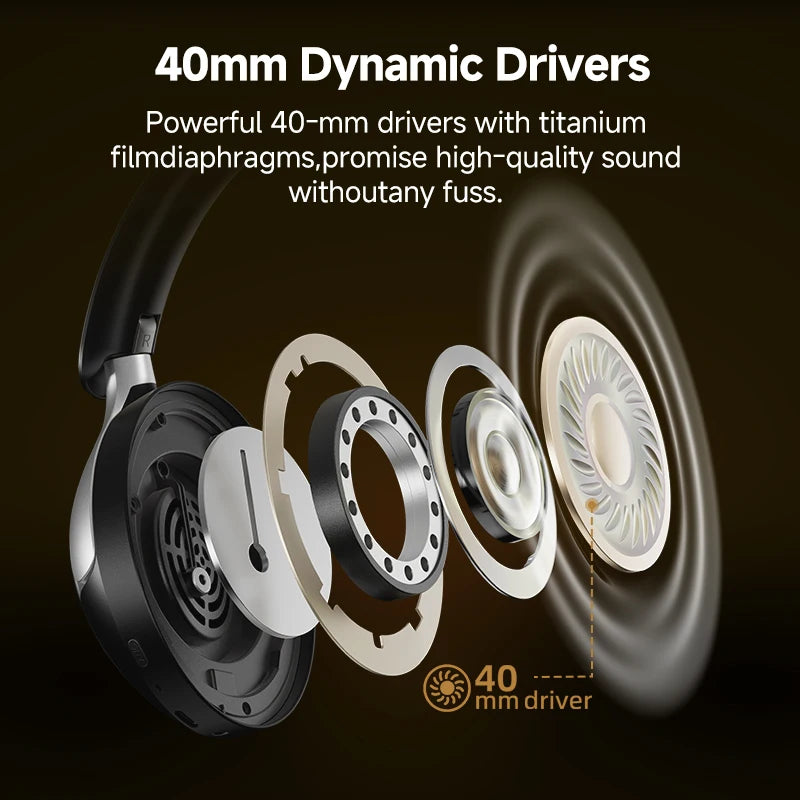 QCY H3 Pro ANC Wireless Headphones LDAC Bluetooth 5.4