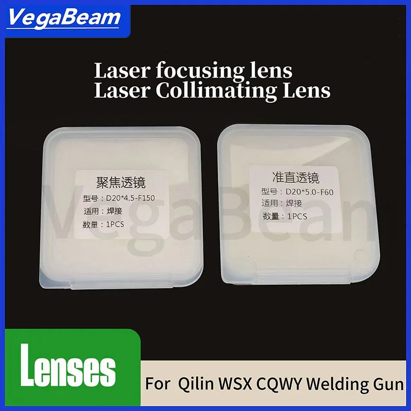 Laser Welding Focusing Lens D20 F150 F200 F400 F600 F800 T3.0 T3.5 T4.5 Collimating Lens D16 F50 F60 T3.5 T5.0 for SUP WXS QILIN