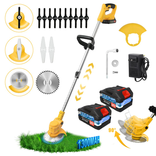 Cordless Brushless Lawn Mower Grass Trimmer And Edger Tool