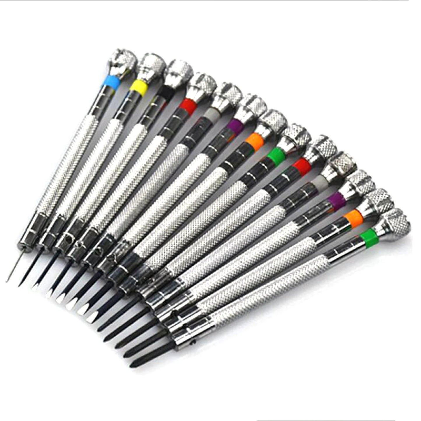 Watchmakers Slotted Phillips Screwdriver Set, Professional Tool Kit