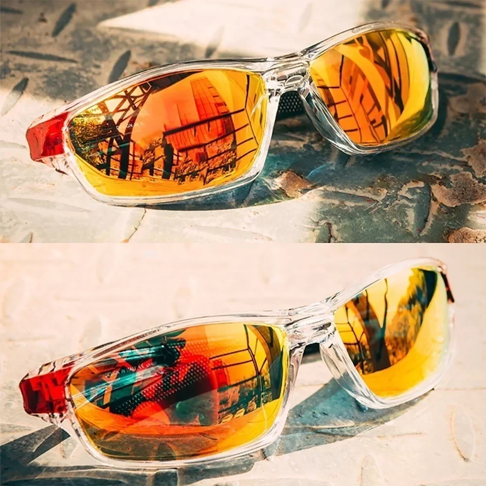 Polarized Sports Sunglasses For Men Lightweight Night Vision Cycling Driving