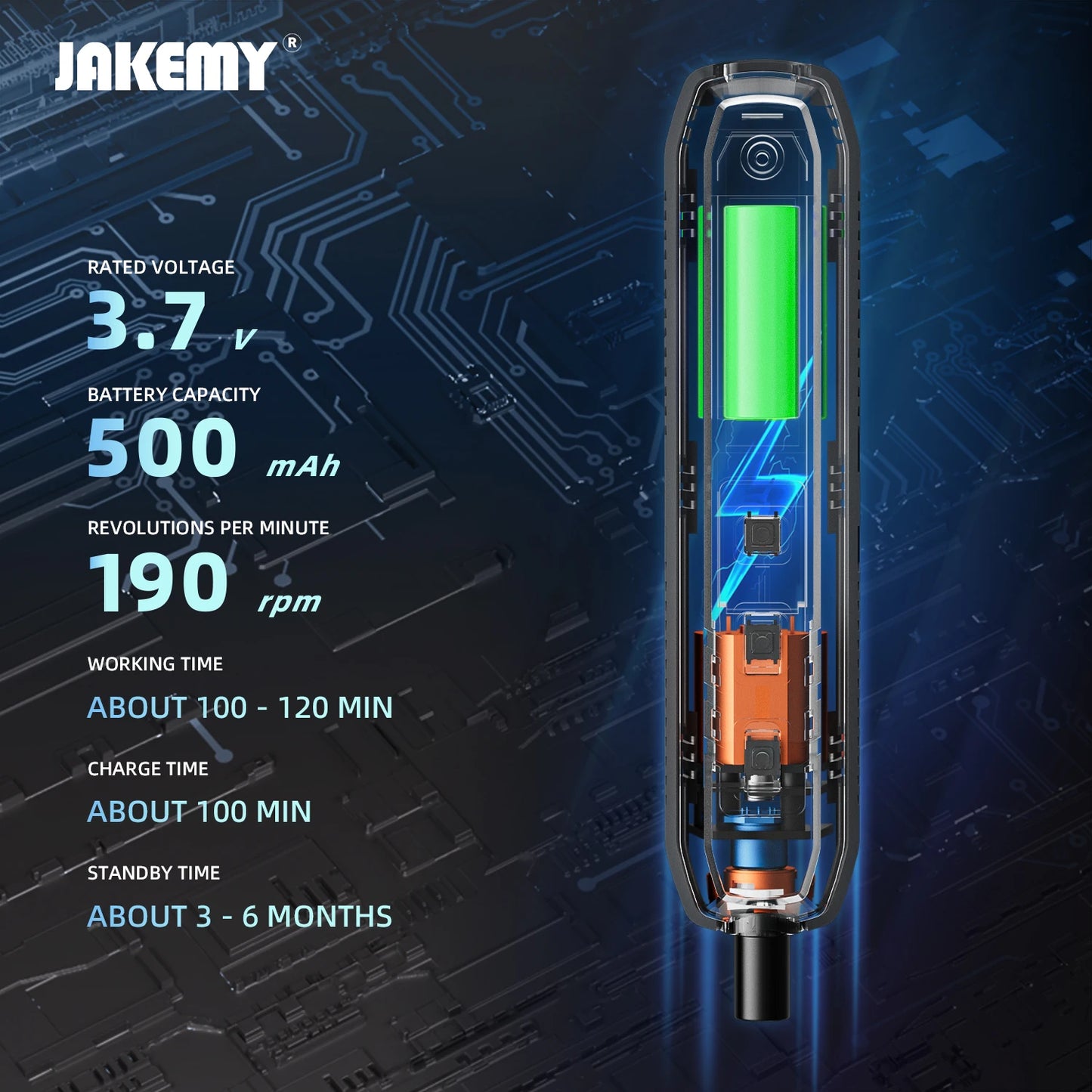 JAKEMY 180In1 Precision Screwdriver Set With Magnetic Bits