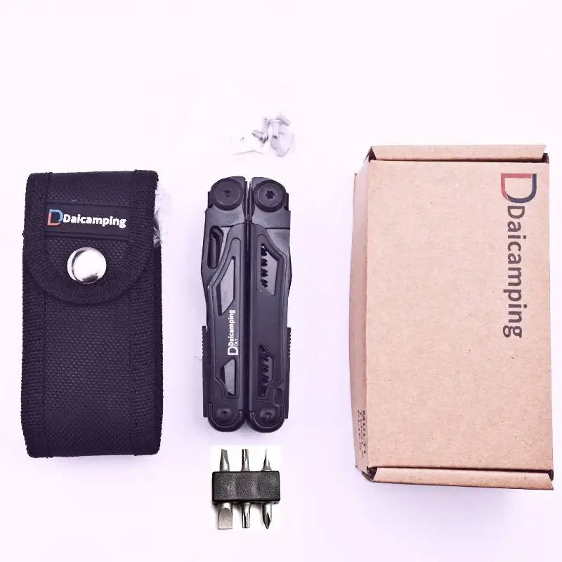 Daicamping DL1B Multitool Folding Knife Clip Pliers Saw Clamp EDC