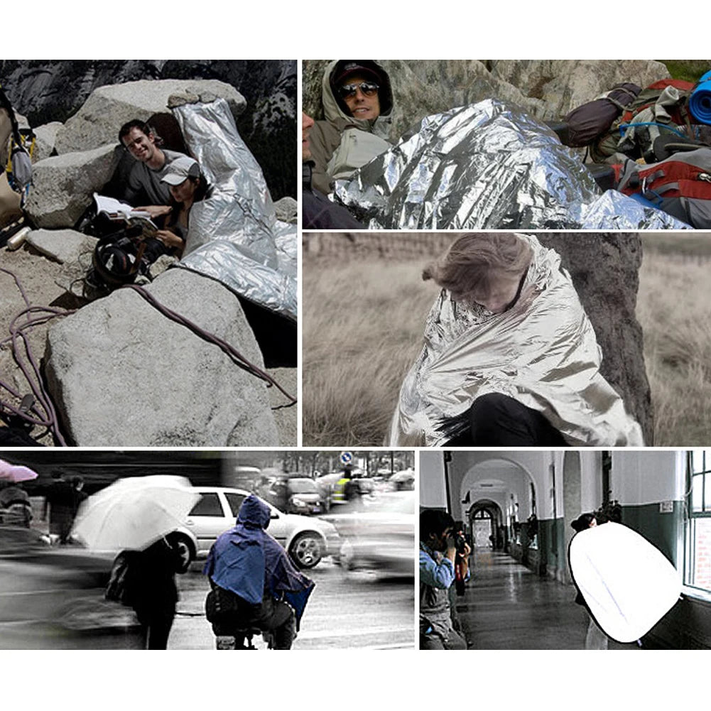 Emergency Mylar Space Blanket For Outdoor First Aid Camping NASA
