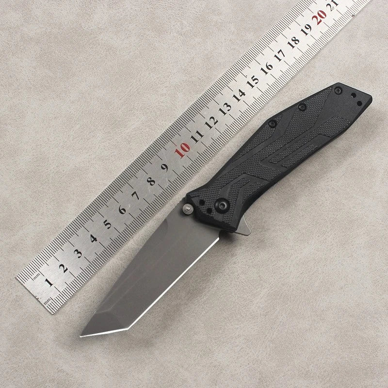 DIY Supplies KS 1990 Folding Knife 8Cr13Mov Blade Nylon Handle