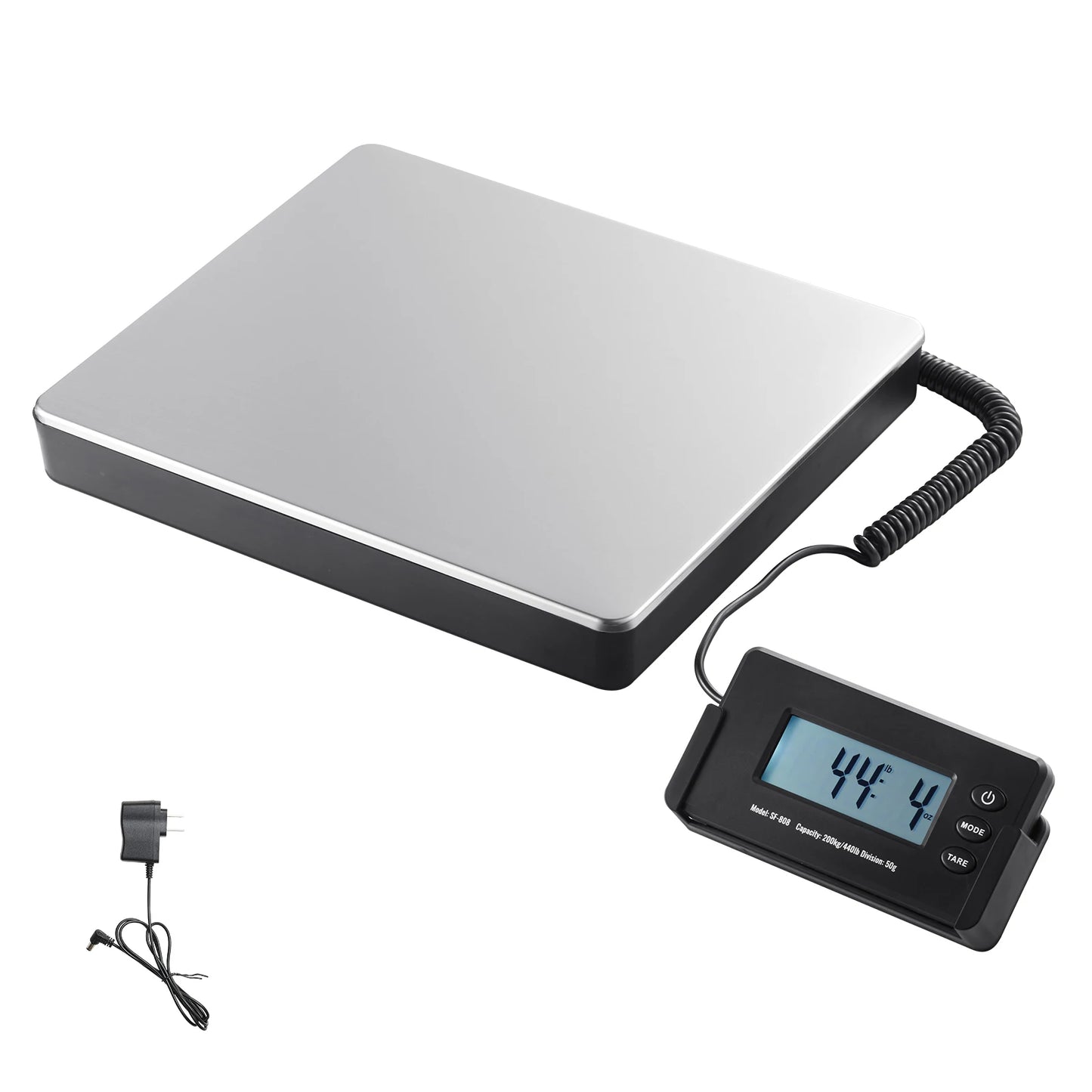 SucceBuy 440Lb Digital Shipping Scale With Timer And LCD Portable