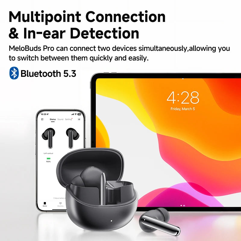 QCY MeloBuds Pro Hybrid ANC Bluetooth Earphones with LDAC HiRes