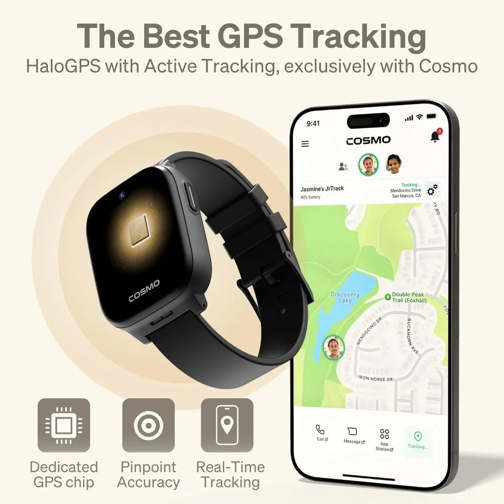 Kids GPS Smartwatch With Parental Controls SOS Alerts