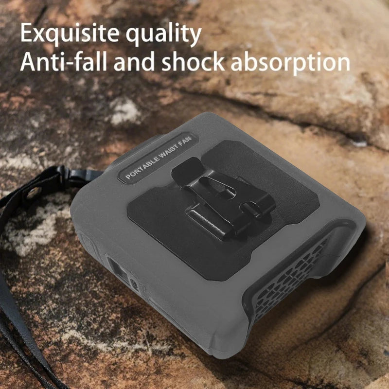 Portable Neck Fan With 10000mAh Battery, Hands-Free Clip, Flashlight