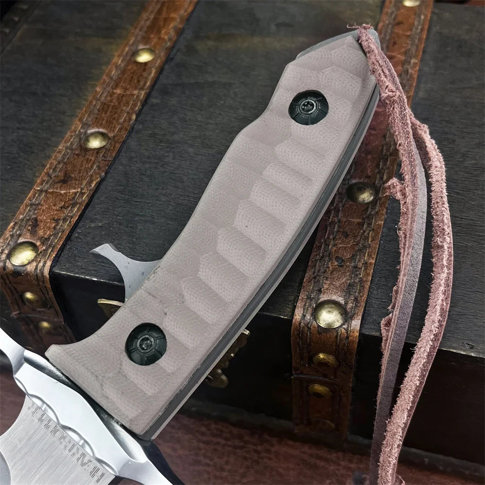DIY Supplies MK9 High Hardness Knife D2 Blade G10 Handle