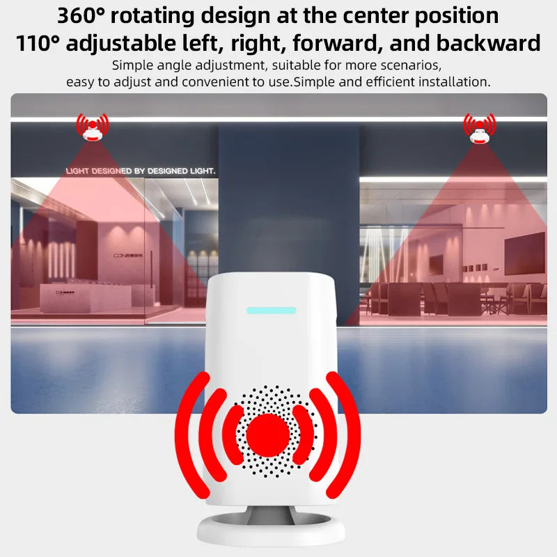 KERUI Wireless Motion Sensor Doorbell Chime Alarm for Home Shops