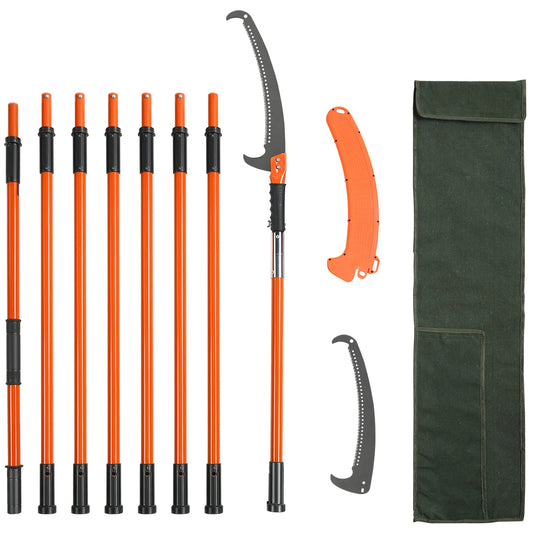 SucceBuy Manual Extendable Pole Saw for Tree Pruning and Trimming