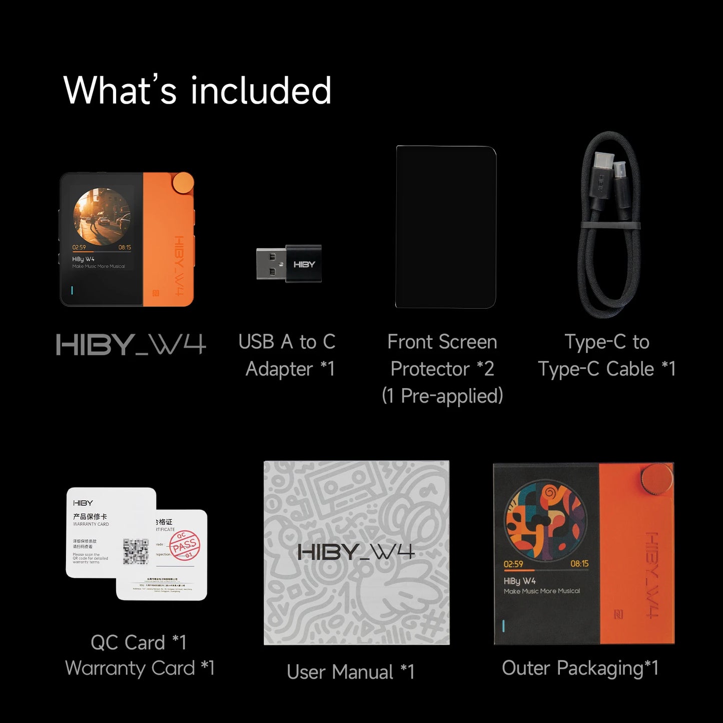 HIBY W4 Wireless DAC Headphone Amplifier Bluetooth LDAC DSD